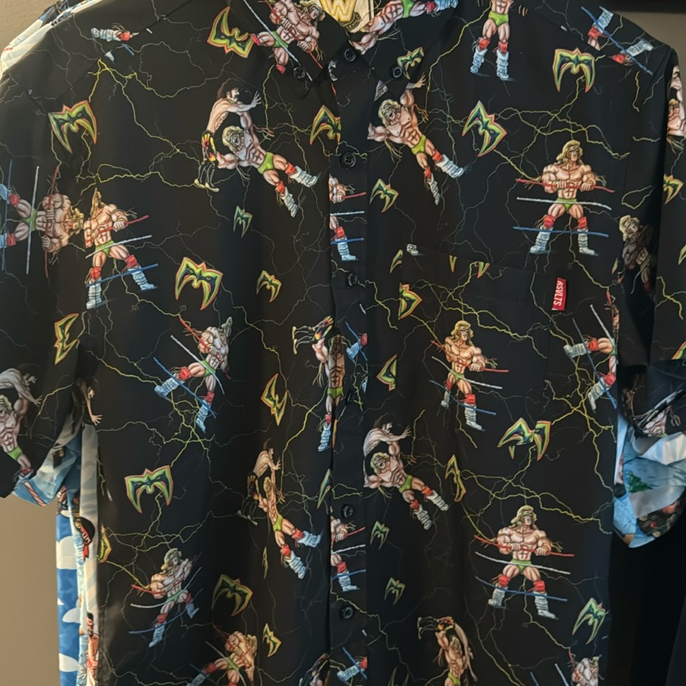 RSVLTS Ultimate Warrior Button Down